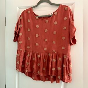 Blu Pepper baby doll top